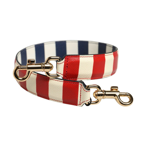 Dolce & Gabbana Multicolor Leather Striped Bag Accessory Shoulder Strap