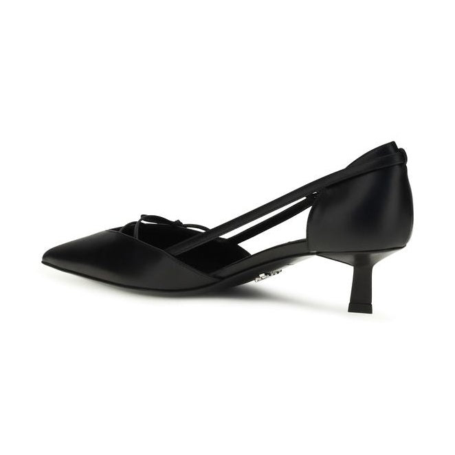 Prada Black Goatskin High Heel Pumps