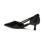 Prada Black Goatskin High Heel Pumps
