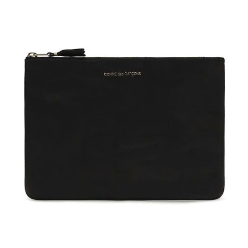 Comme Des Garçons Black Calf Leather Bos Taurus Wallet