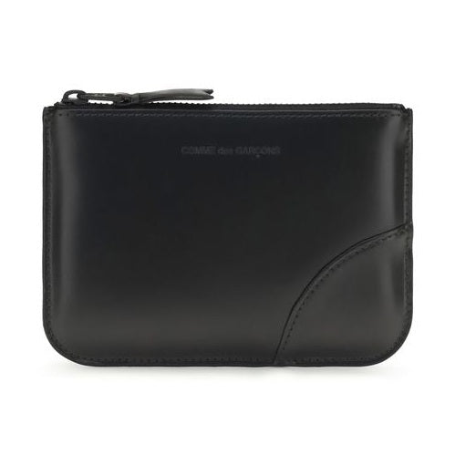 Comme Des Garçons Black Calf Leather Bos Taurus Wallet