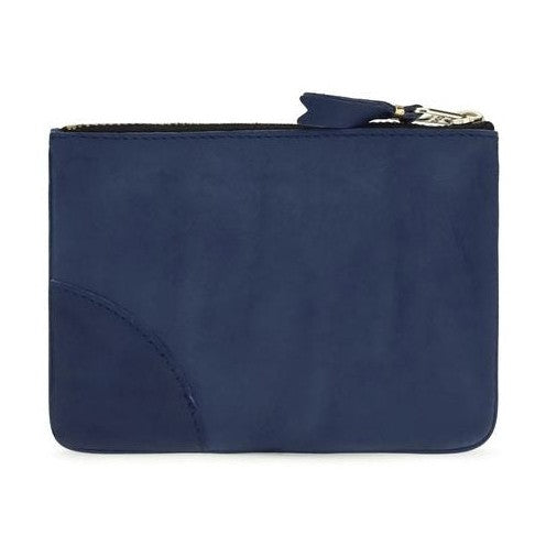 Comme Des Garçons Blue Calf Leather Bos Taurus Wallet