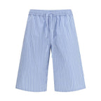 Dolce & Gabbana Blue Cotton Bermuda Shorts