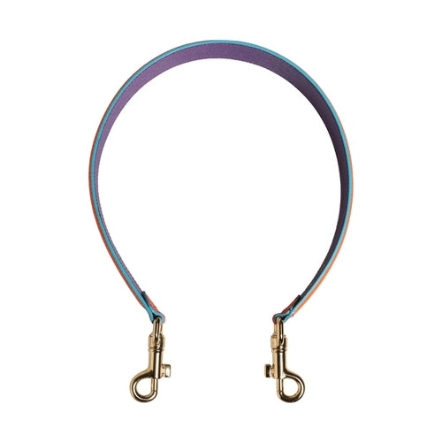 Dolce & Gabbana Orange Purple Calf Leather Bag Accessory  Shoulder Strap