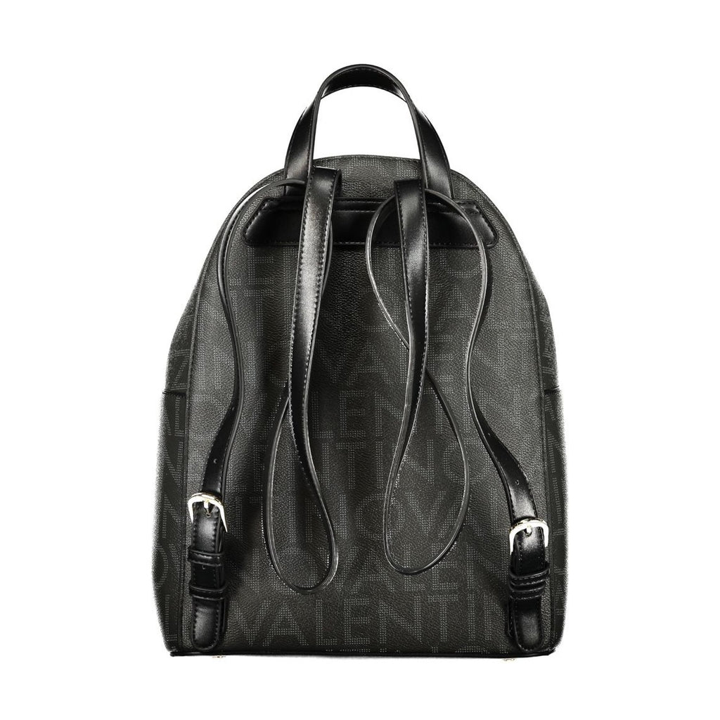 Valentino Black Polyurethane Women Backpack