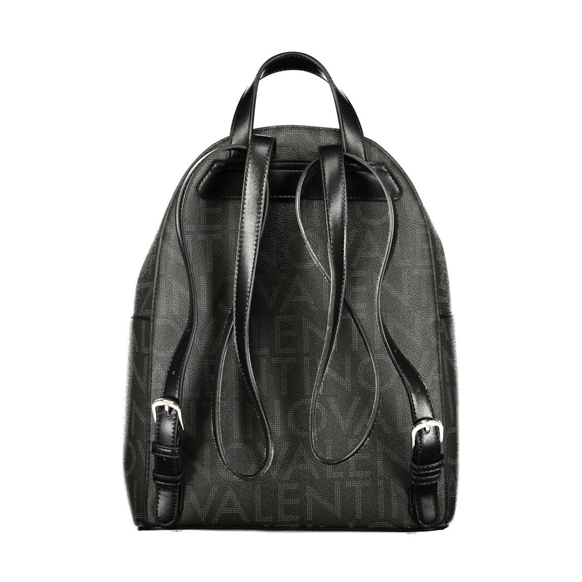 Valentino Black Polyurethane Women Backpack