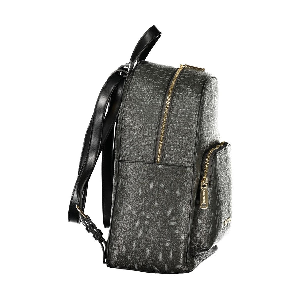 Valentino Black Polyurethane Women Backpack