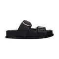 Jil Sander Black Leather Slippers