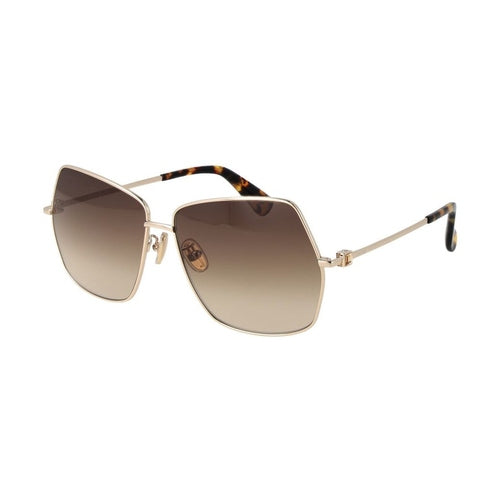 Max Mara Gold Metal Sunglasses