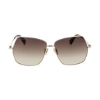 Max Mara Gold Metal Sunglasses