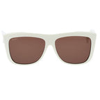 Max Mara White Acetate Sunglasses
