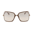 Max Mara Brown Metal Sunglasses