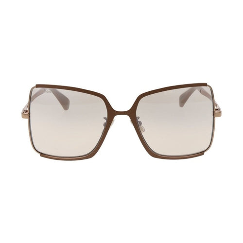 Max Mara Brown Metal Sunglasses