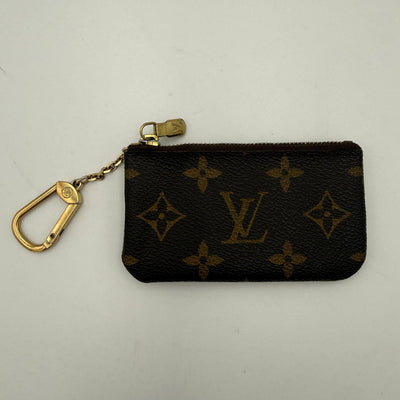 Louis Vuitton LOUIS VUITTON Monogram Coin Purse Card Holder with Chain