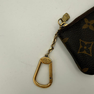 Louis Vuitton LOUIS VUITTON Monogram Coin Purse Card Holder with Chain