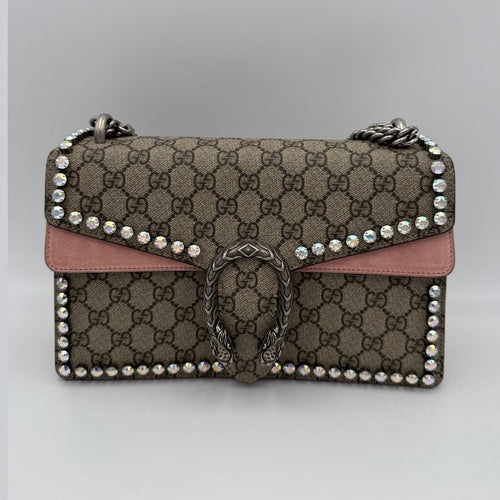 Gucci GUCCI DIONYSUS GG Supreme with Diamantes Handbag