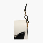 Gucci x Adidas Horsebit 1955 White Black Calfskin Leather Shoulder Bag