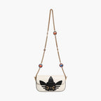Gucci x Adidas Horsebit 1955  White Black Calfskin Leather Shoulder Bag
