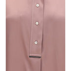 Brunello Cucinelli Multicolor Silk Shortsleeve Shirt