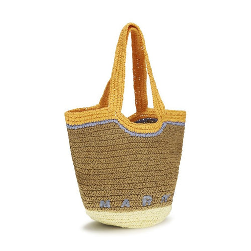 Marni Orange Paper Shoulder Bag