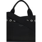 Prada Black Cotton Luggage And Travel