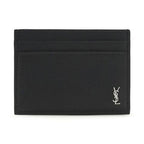 Saint Laurent Black Calf Leather Bos Taurus Wallet