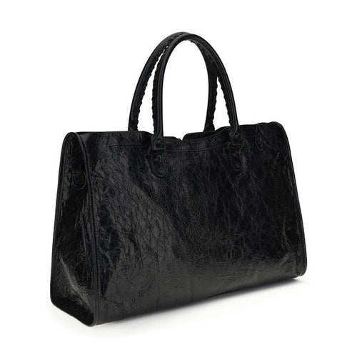 Balenciaga Black Lamb Ovis Aries Aries Handbag