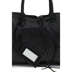 Balenciaga Black Lamb Ovis Aries Aries Shoulder Bag