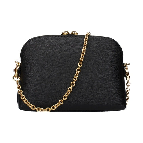 Dolce & Gabbana Black Leather Shoulder Bag
