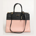 Louis Vuitton Pink and Black Leather City Steamer Leather Handbag
