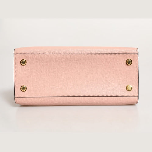 Louis Vuitton Pink and Black Leather City Steamer Leather Handbag