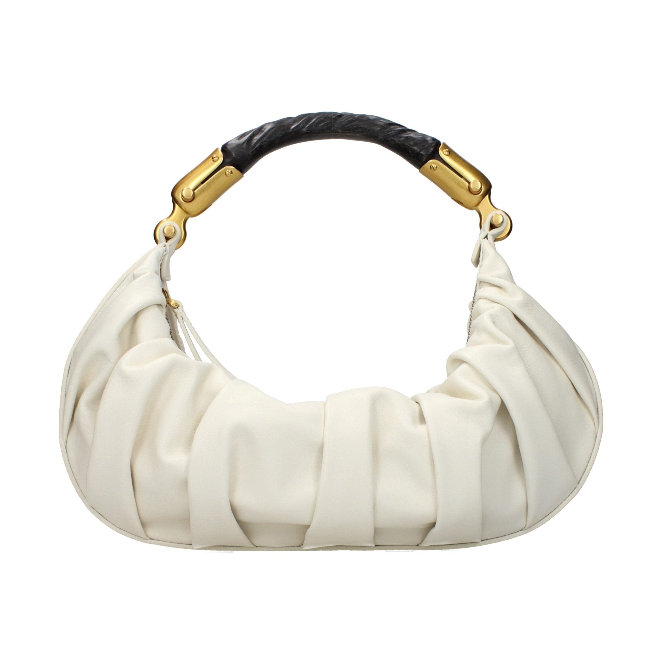 Balmain Beige Leather Handbag