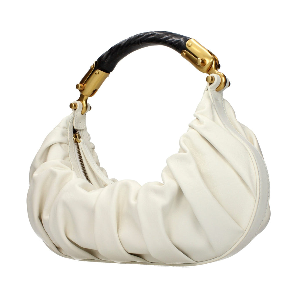 Balmain Beige Leather Handbag