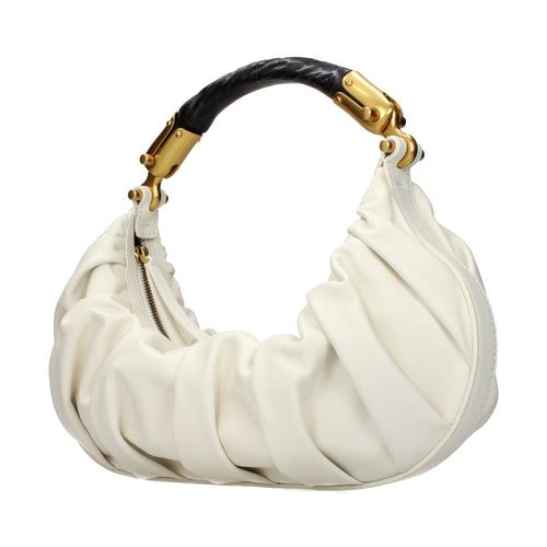 Balmain Beige Leather Handbag