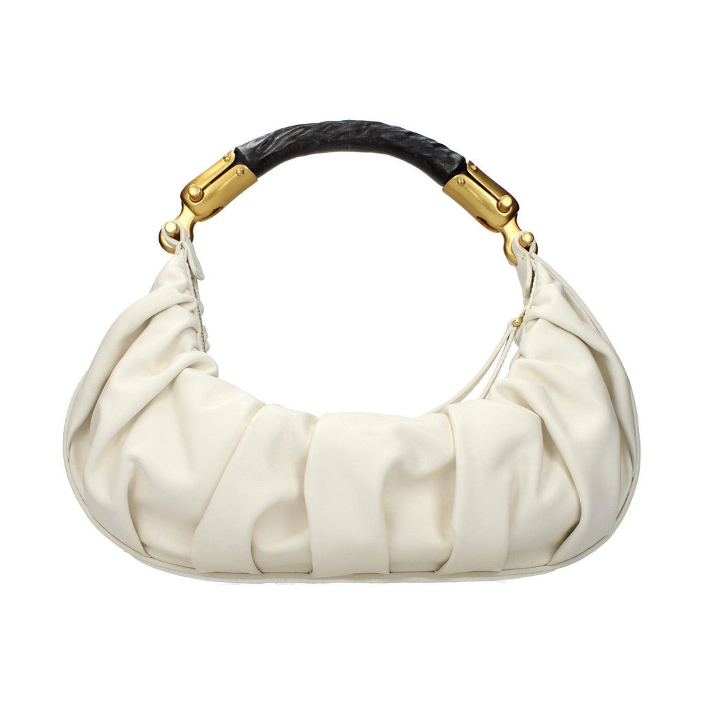 Balmain Beige Leather Handbag