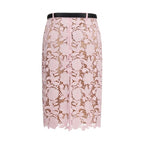 Self-Portrait Multicolor Polyester Midi Skirt
