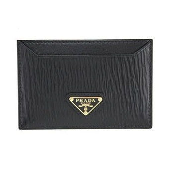 Prada Black Calfskin Cardholder