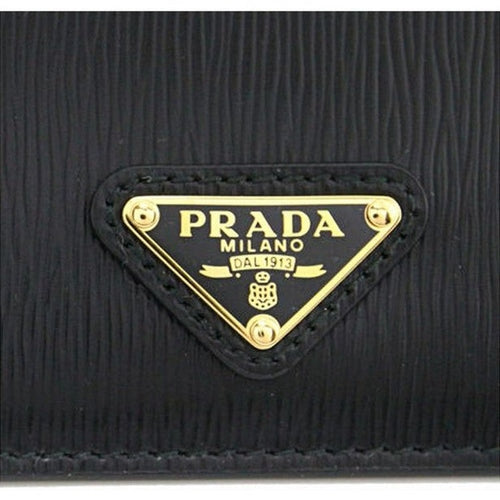 Prada Black Calfskin Cardholder