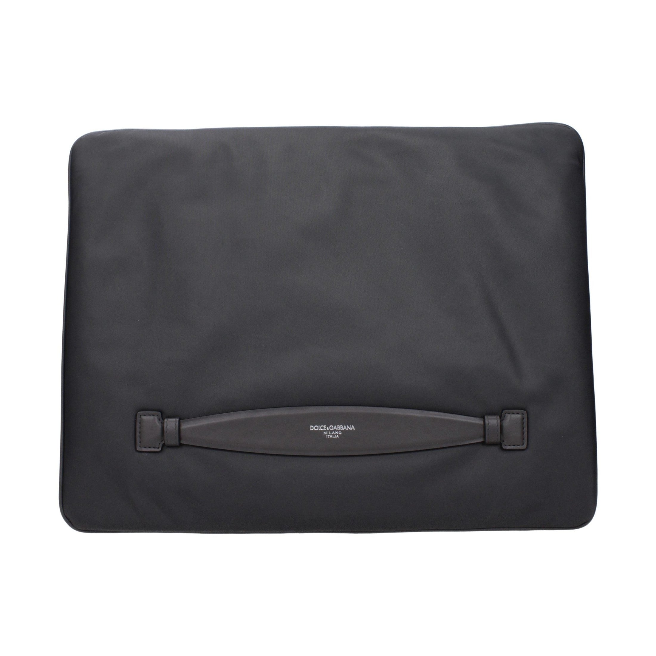 Dolce & Gabbana Gray Fabric Clutch Bag