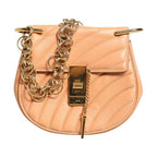 Chloé Quilted Calfskin Leather Drew Bijou Shoulder Bag
