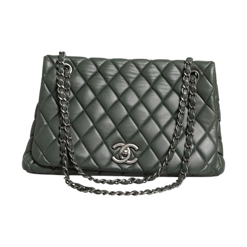Chanel Quilted Lambskin Leather New Bubble Flap Bag