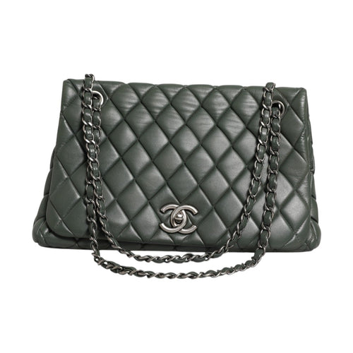 Chanel Quilted Lambskin Leather New Bubble Flap Bag