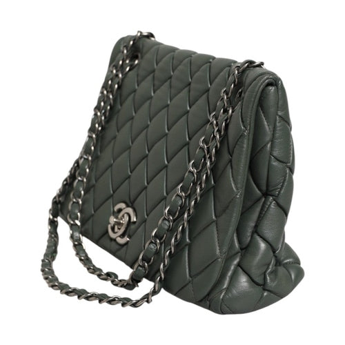 Chanel Quilted Lambskin Leather New Bubble Flap Bag