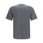 Brunello Cucinelli Gray Cotton T-Shirt