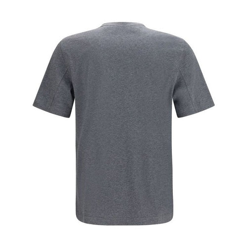Brunello Cucinelli Gray Cotton T-Shirt