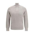 Brunello Cucinelli Beige Cotton Sweatshirt