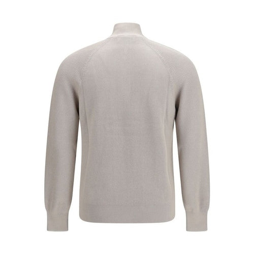 Brunello Cucinelli Beige Cotton Sweatshirt