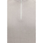 Brunello Cucinelli Beige Cotton Sweatshirt