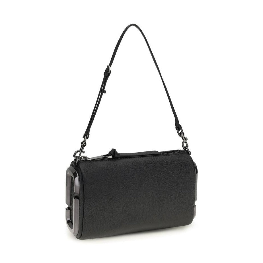 Marc Jacobs Black Calf Leather Bos Taurus Shoulder Bag