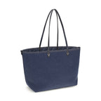 Fendi Blue Cotton Shoulder Bag